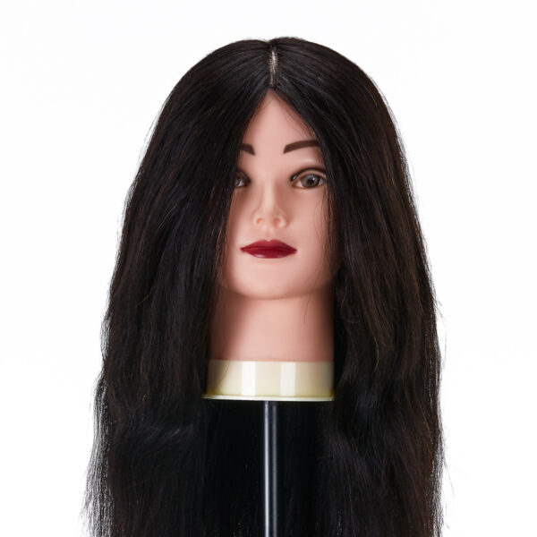Główka fryzjerska treningowa Gabbiano WZ1 włosy naturalne 42 cm kolor 1H
