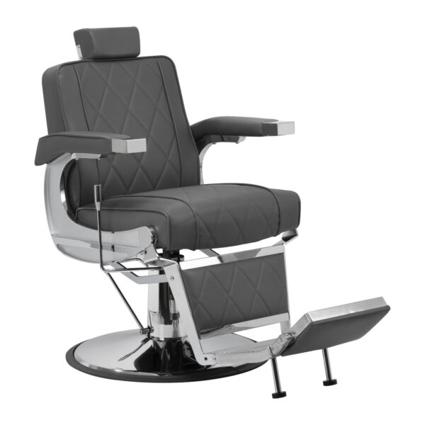 Fotel barberski Hair System BM88066 szary
