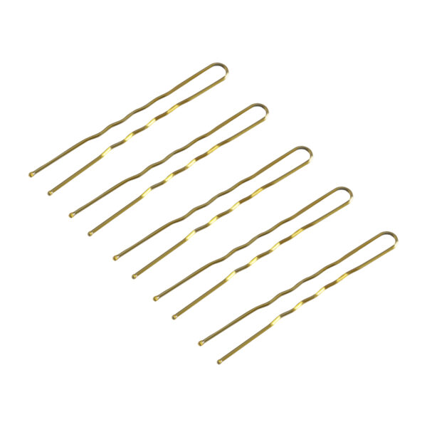 Kokówki fryzjerskie do włosów E-57 120 szt. 5,6 cm złote