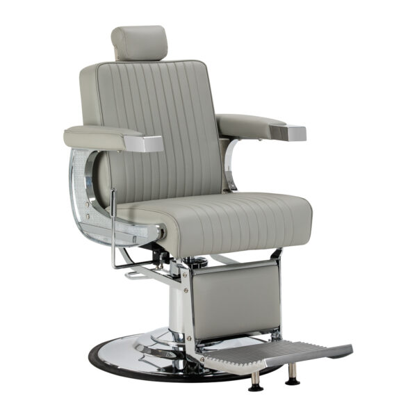 Fotel barberski Gabbiano Visionerio szary