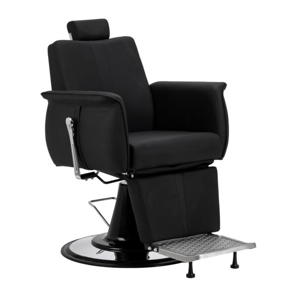 Fotel barberski Gabbiano Athena czarny